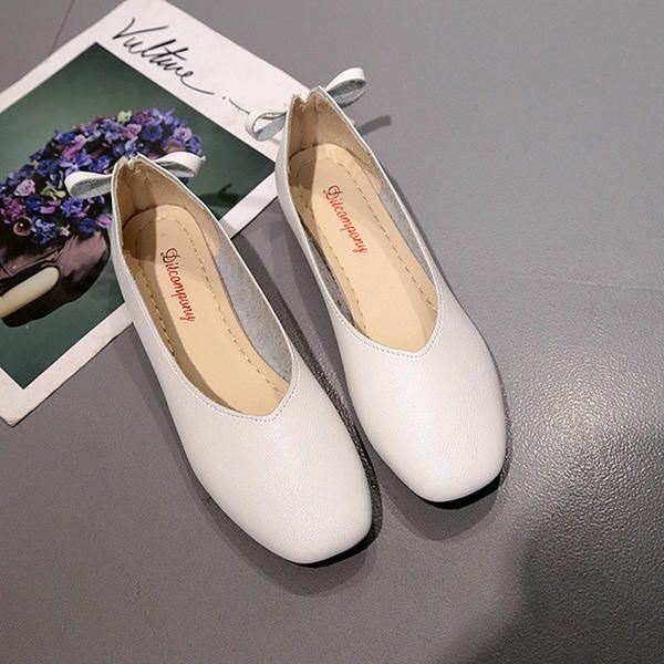 Buty Damskie Bowknot Miękkie Na Co Dzień Mieszkania