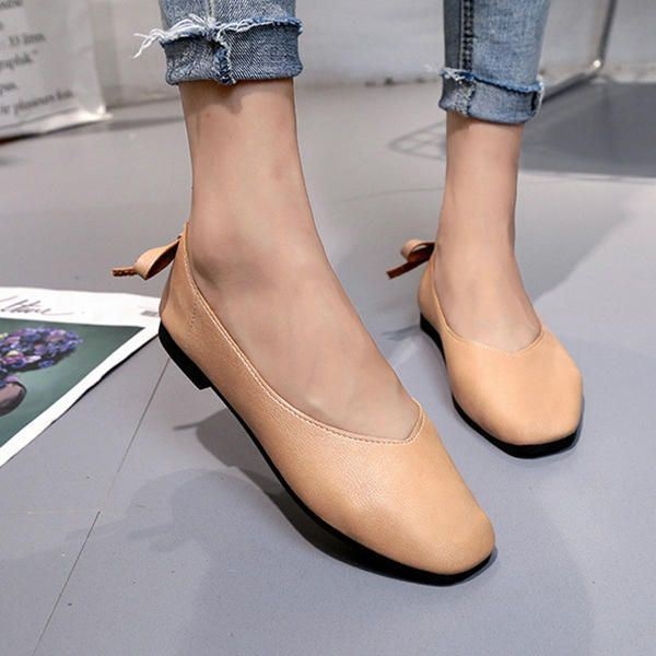 Buty Damskie Bowknot Miękkie Na Co Dzień Mieszkania