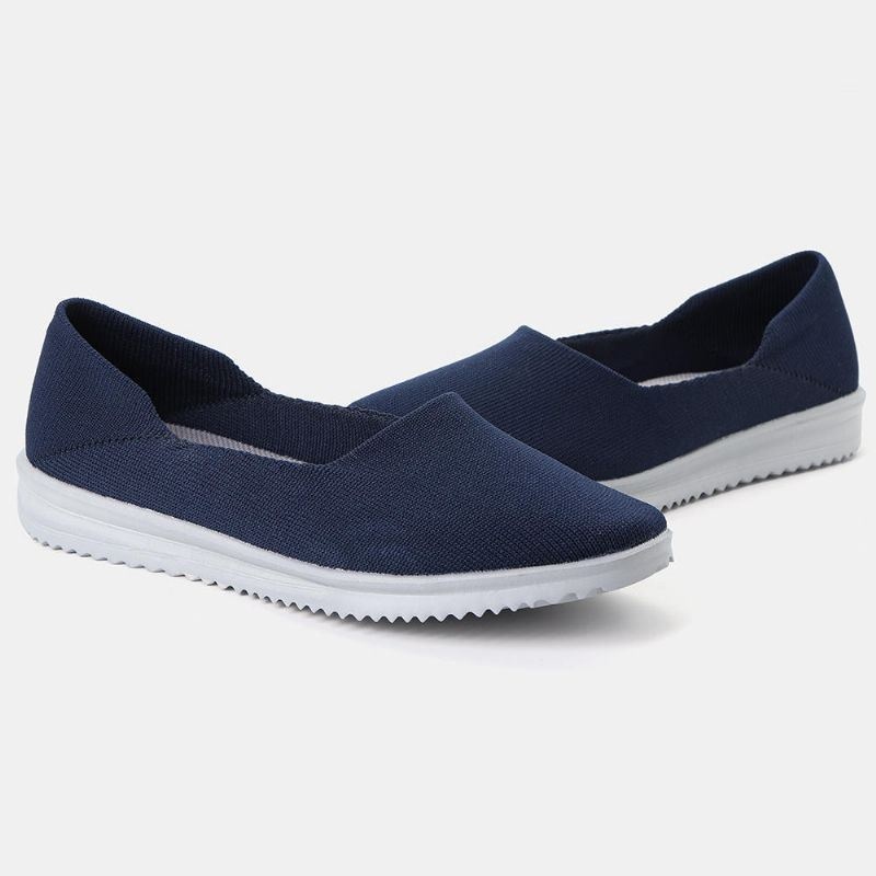 Damskie Buty Na Co Dzień Oddychające Siatkowe Buty Wsuwane Na Płótno