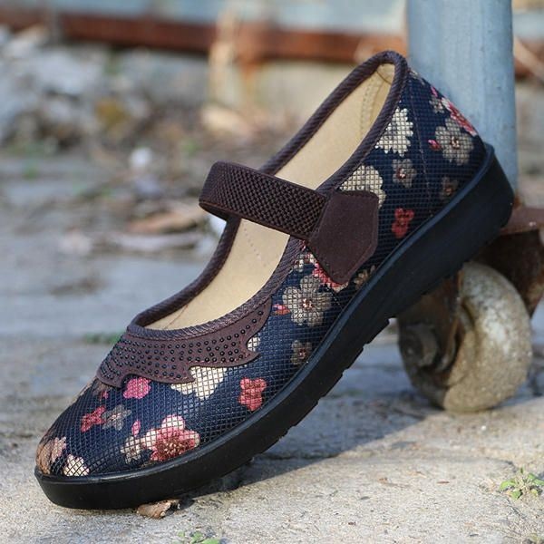 Duży Rozmiar Kobiety Wygodne Płaskie Buty Miękkie Wsuwane Na Co Dzień Mokasyny Na Świeżym Powietrzu