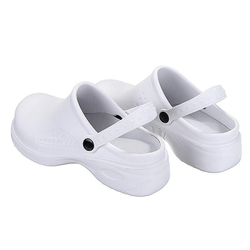 Kobiety Medyczne Pielęgniarstwo Kuchenne Slip On Wygodne Lekkie Antypoślizgowe Buty Robocze Mieszkania