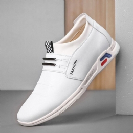 Mężczyźni Prawdziwa Skóra Oddychająca Miękka Podeszwa Slip On Wygodne Biznesowe Buty Na Co Dzień
