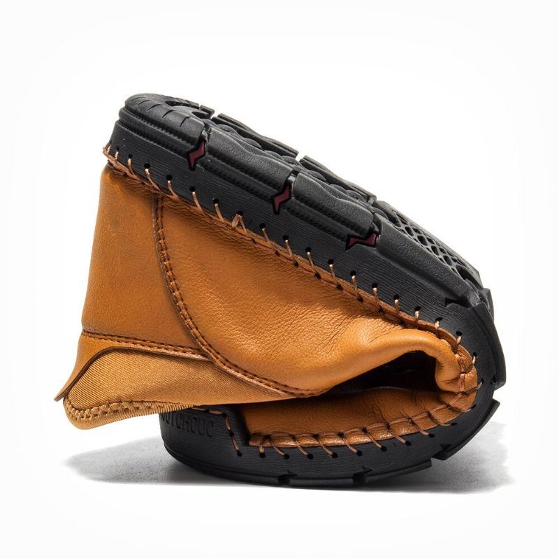 Męskie Szwy Ręczne Łączenie Antypoślizgowe Miękkie Podeszwy Business Casual Shoes