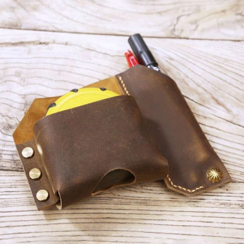 Męska Torba Z Paskiem W Stylu Vintage Z Prawdziwej Skóry Wielofunkcyjna Mini Nerka