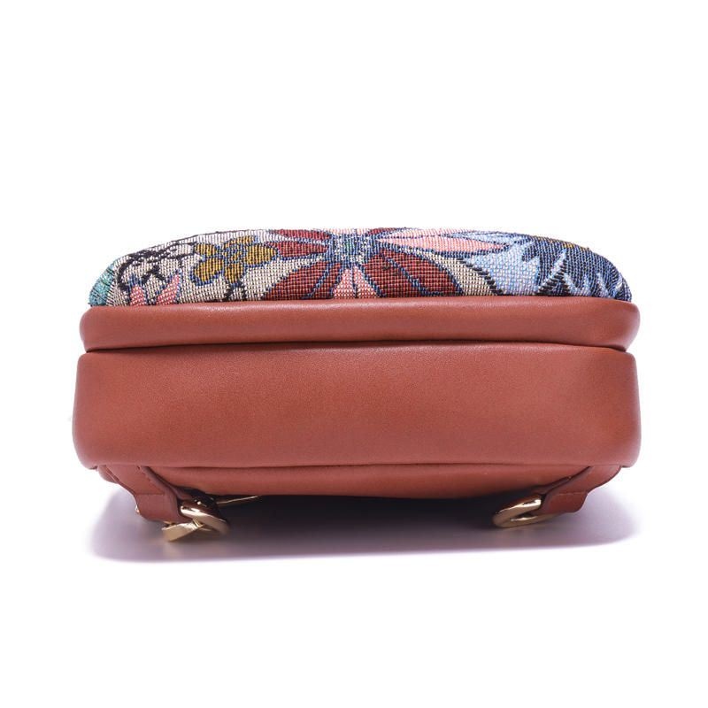 Damska Haftowana Kwiecista Torba Na Klatkę Piersiowa Vintage National Crossbody Bag