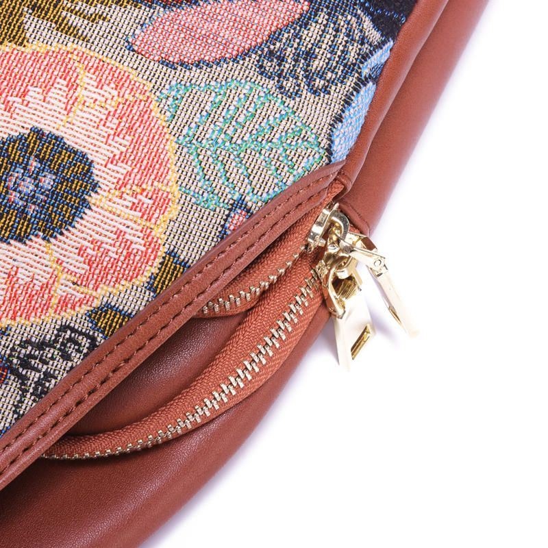 Damska Haftowana Kwiecista Torba Na Klatkę Piersiowa Vintage National Crossbody Bag