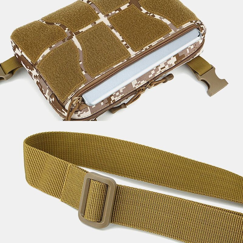 Damska Kamizelka Męska Taktyczna Torba Na Klatkę Piersiowa Casual Crossbody Bag