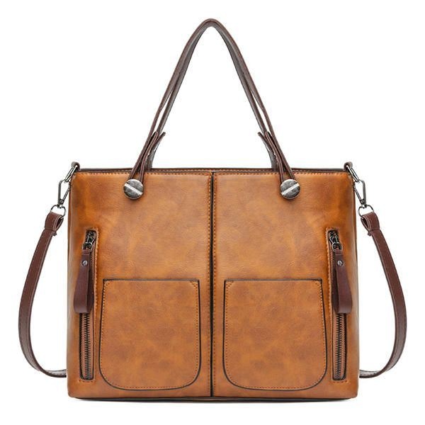 Damska Minimalistyczna Torebka Ze Sztucznej Skóry Crossbody Bag