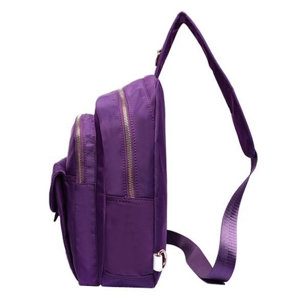 Damska Nylonowa Wodoodporna Torba Na Klatkę Piersiową O Dużej Pojemności Outdoor Crossbody Bag