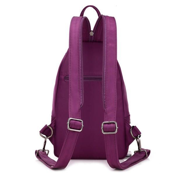 Damska Plecionka Dekoracyjna Nylonowa Wodoodporna Codzienna Torba Na Klatkę Piersiową Zewnętrzna Torba Crossbody