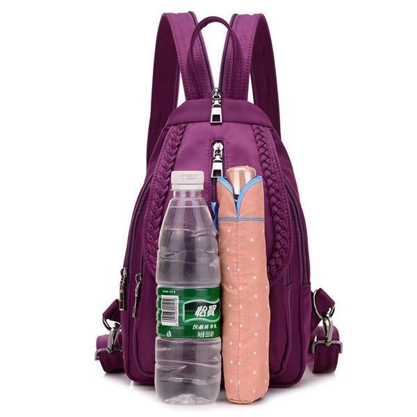 Damska Plecionka Dekoracyjna Nylonowa Wodoodporna Codzienna Torba Na Klatkę Piersiową Zewnętrzna Torba Crossbody