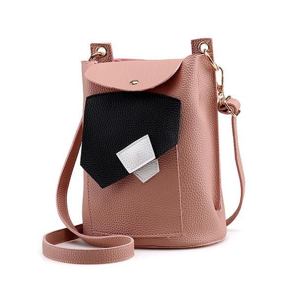 Kobiet Pu Skórzana Śliczna Torba Na Telefon Modna Mini Torba Na Ramię Crossbody