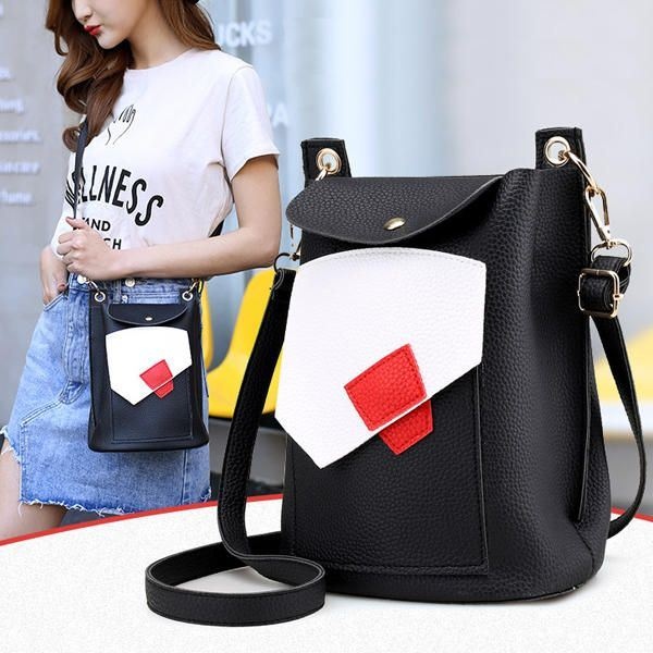 Kobiet Pu Skórzana Śliczna Torba Na Telefon Modna Mini Torba Na Ramię Crossbody