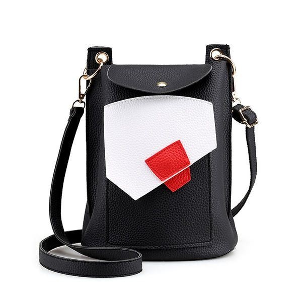 Kobiet Pu Skórzana Śliczna Torba Na Telefon Modna Mini Torba Na Ramię Crossbody