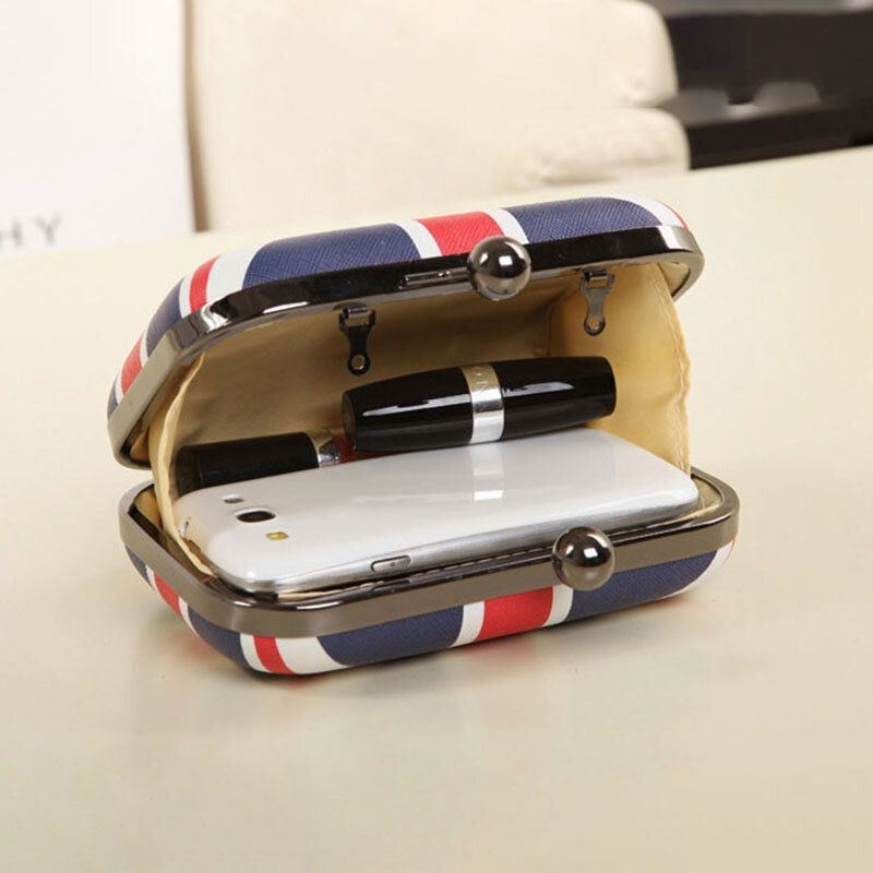 Kobiet Pu Skórzany Wzór Flagi Drukowanej Mody Torba Crossbody Torba Kopertówka