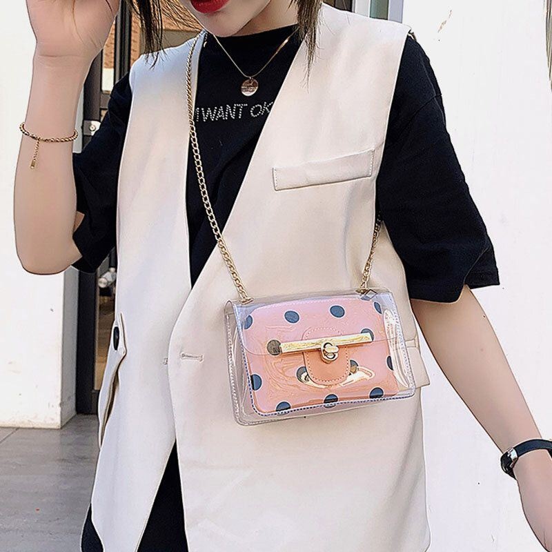 Kobiety 2-częściowy Łańcuszek Mini Codzienna Torba Na Ramię Crossbody