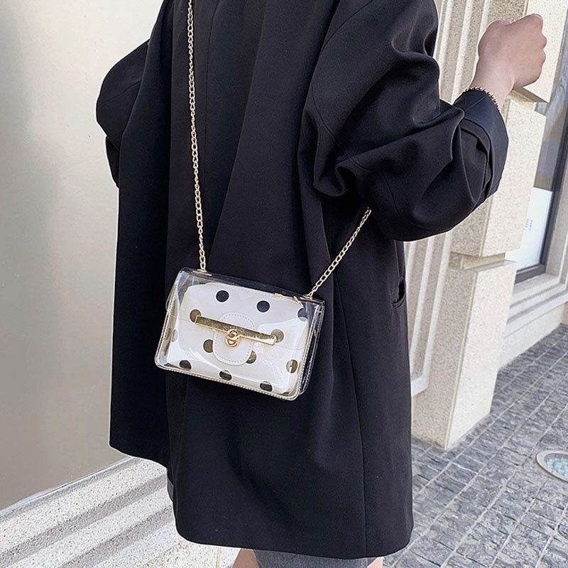 Kobiety 2-częściowy Łańcuszek Mini Codzienna Torba Na Ramię Crossbody