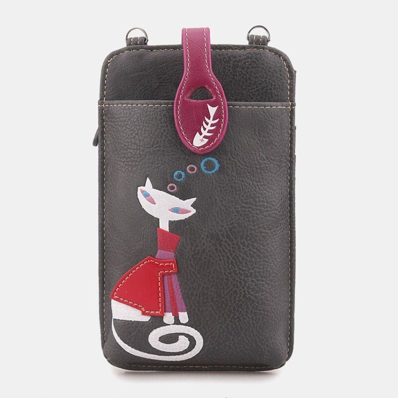 Kobiety Casual Fashion Beauty Cat Pattern Torba Na Ramię Crossbody Torba Na Zewnątrz