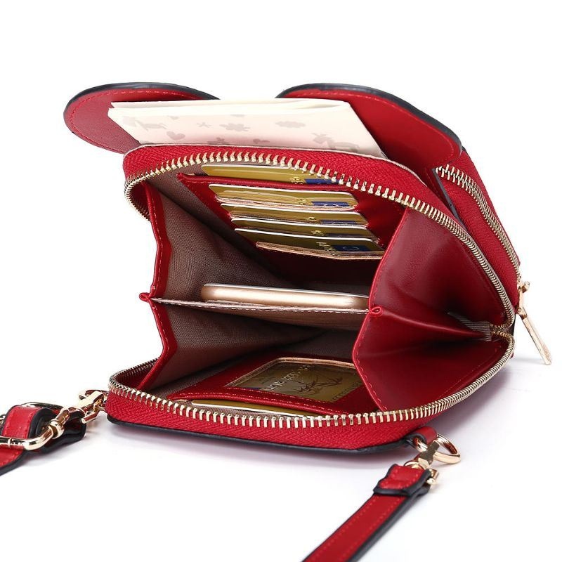 Kobiety Cute Animal Phone Bag Solidna Torba Na Ramię