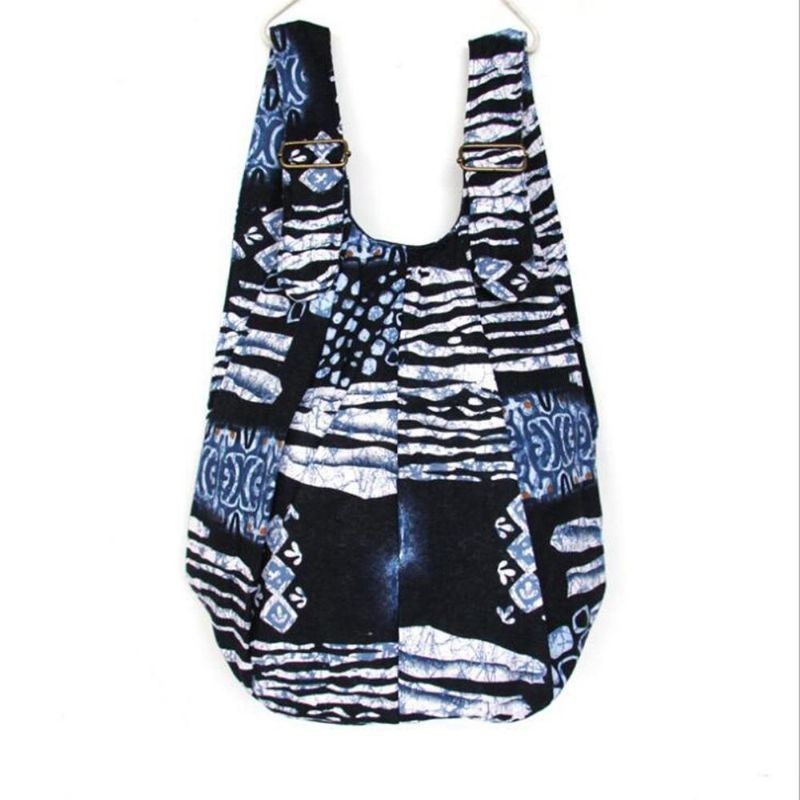 Kobiety Etniczne Płótno Patchwork Crossbody Torba
