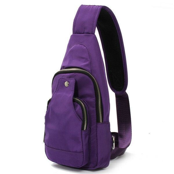 Kobiety Mężczyźni Nylonowe Torby Na Klatkę Piersiową Sportowe Wodoodporne Torby Crossbody Casual Torby Na Zewnątrz