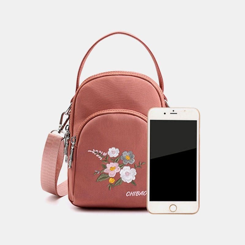 Kobiety Moda Kwiaty Wzór Torba Na Ramię