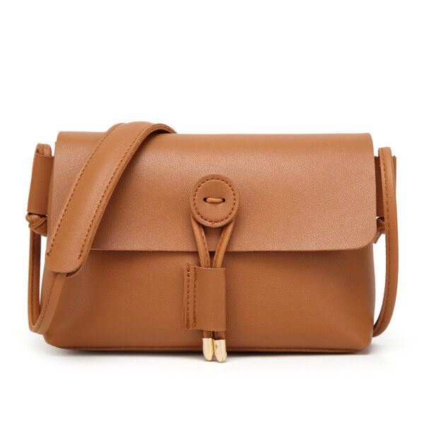 Kobiety Pu Skórzane Torby Na Ramię Klamki W Stylu Vintage Klapki Torby Crossbody Messenger Torby