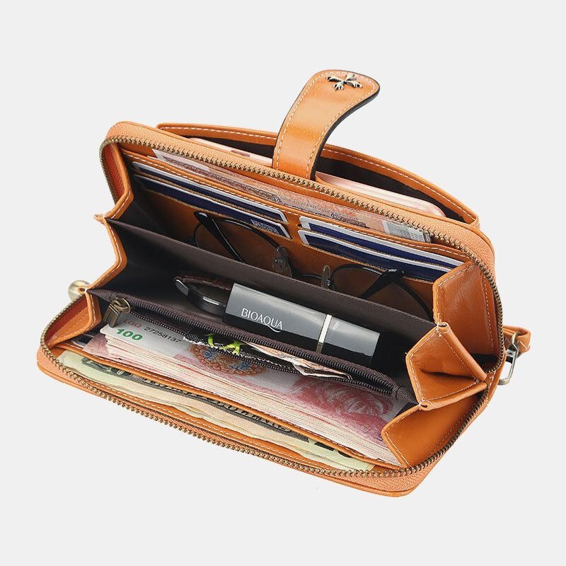 Kobiety Moda Kopertówki Torba Telefon Torba Portfel Zamek