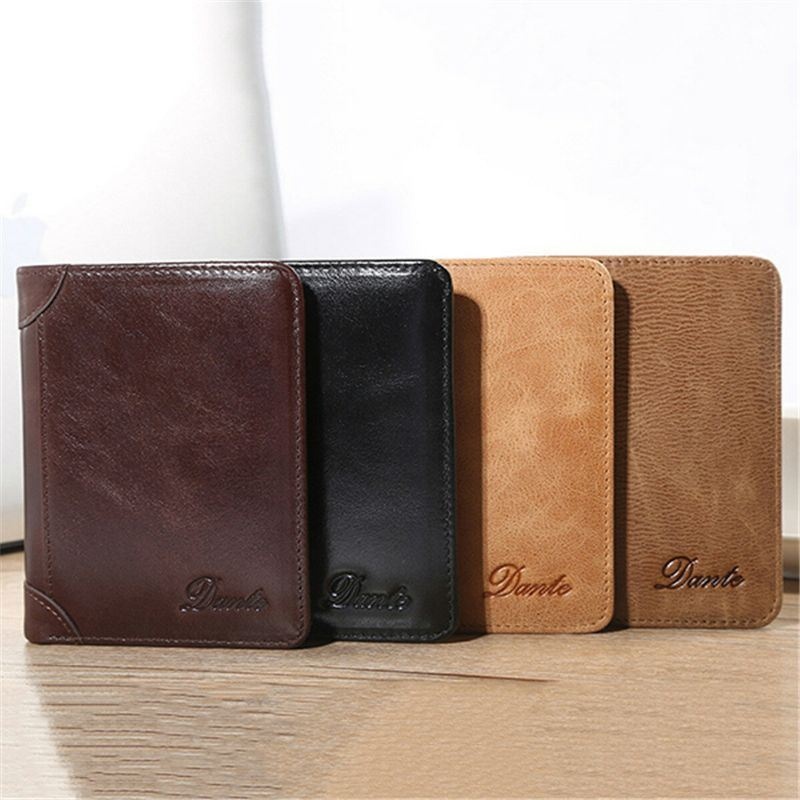 Męski Portfel Z Prawdziwej Skóry W Stylu Vintage Slim Etui Na Pieniądze Z 11 Miejscami Na Karty