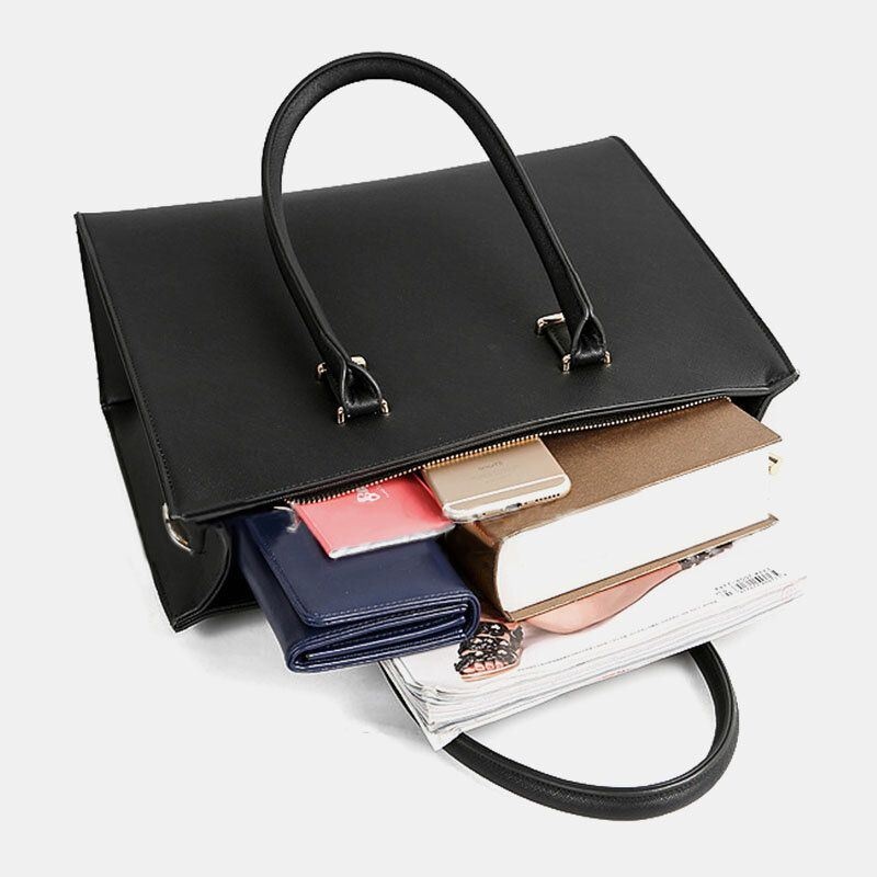 Damska Torebka Na Co Dzień O Dużej Pojemności Z Wieloma Przegrodami Faux Leather Crossbody Bag Torebka