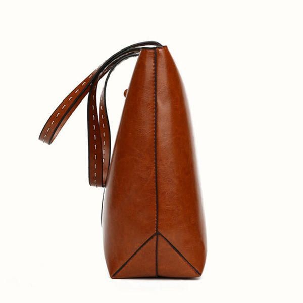 Damska Torebka Ze Skóry Olejnej Torba Retro Crossbody