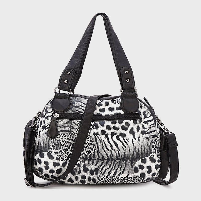 Damska Wodoodporna Torebka Ze Wzorem Zwierzęcym Crossbody Bag
