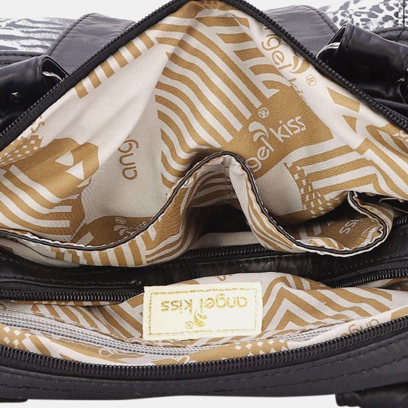 Damska Wodoodporna Torebka Ze Wzorem Zwierzęcym Crossbody Bag
