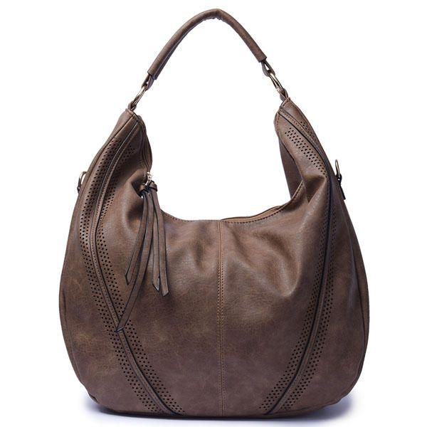 Kobiety Pu Skórzana Torebka W Stylu Vintage Torebka Na Ramię