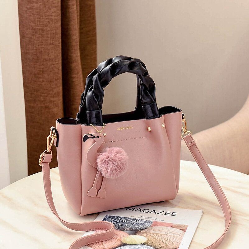 Moda Damska Torebka Torba Na Ramię Torba Na Ramię Flamingo Wisiorek Toe