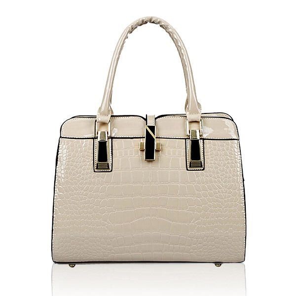 Torebki Damskie Ze Wzorem Krokodyla Torebki Na Ramię Ze Skóry Lakierowanej Torby Crossbody