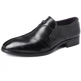 Mężczyźni Pure Color Skórzana Sukienka Biznesowa Buty Oxford