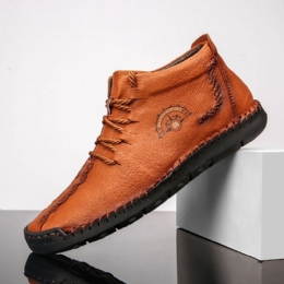 Męska Miękka Skóra Z Mikrofibry Business Casual Office Oxfords