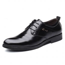 Męskie Duże Rozmiary Miękkie Buty Biurowe Casual Business Skórzane Oksfordzie