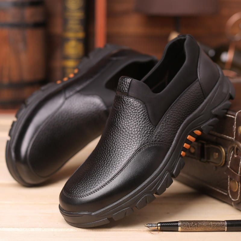 Męskie Klasyczne Antypoślizgowe Miękkie Business Casual Office Oxfords