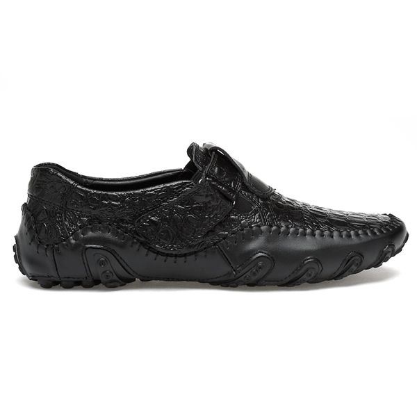 Wykwintne Męskie Buty Z Pętlą Z Prawdziwej Skóry Oxfords