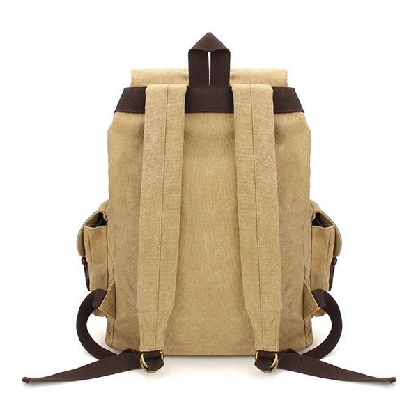 Casual Vintage Męskie Plecaki Canvas Women Backpack School Bags