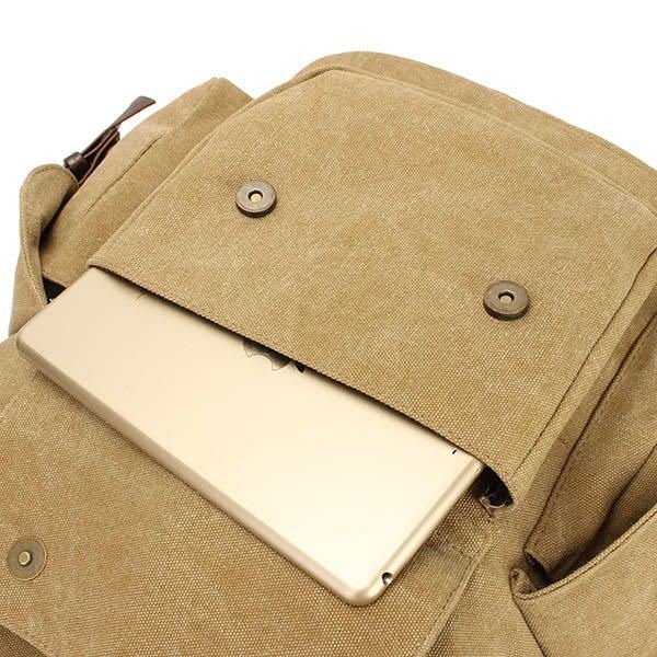 Casual Vintage Męskie Plecaki Canvas Women Backpack School Bags