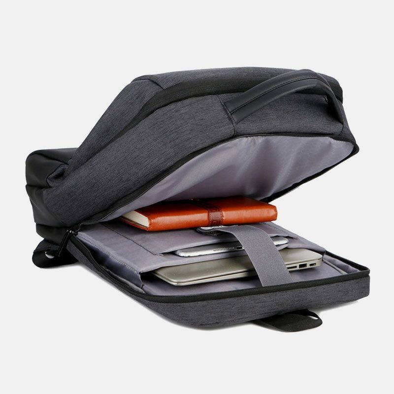 Mężczyźni Oxford 15.6-calowy Laptop Usb Do Ładowania Anti-theft Business Laptop Bag Plecak