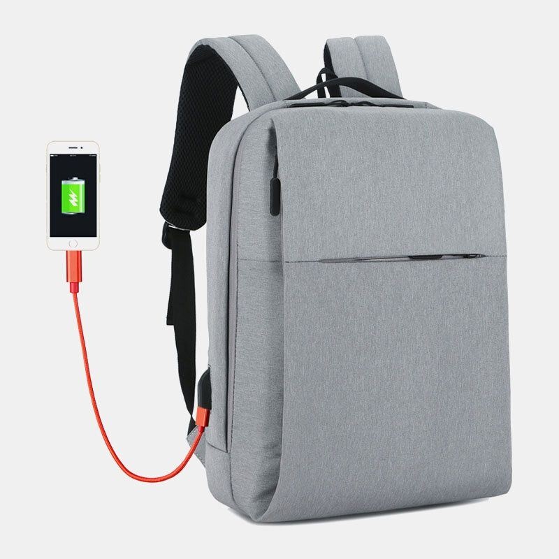 Męska Torba Na Laptopa Z Poliestru Usb Do Ładowania O Dużej Pojemności