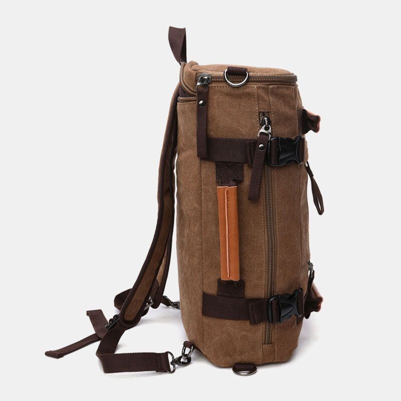 Męska Torba Podróżna W Stylu Vintage Wielofunkcyjna O Dużej Pojemności Dopasowana Kolorystycznie Torba Podróżna Na Laptopa