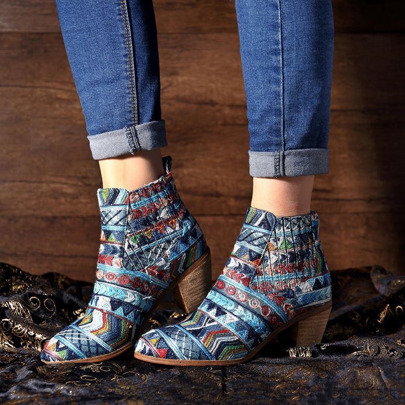 Damskie Buty Z Gumką W Stylu Boho