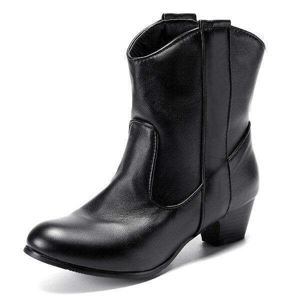 Duże Rozmiary Damskie Krótkie Buty Casual Outdoor High Heel Comfortableboots