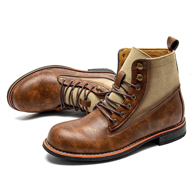 Męskie Retro Dorywczo Antypoślizgowe Łączenie Biznesowe Krótkie Buty