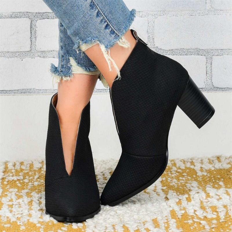 Plus Size Kobiety Retro Casual Szpiczasty Wysoki Obcas Buty Otwarte Vamp